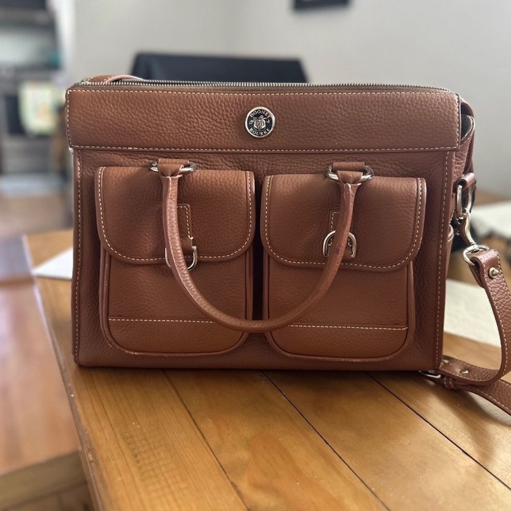 DOONEY& BOURKE leather purse/handbag/tote/computer bag